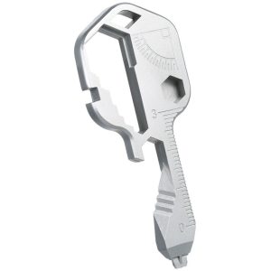 Herramienta clave Utilidad Llavero multifunción Supervivencia al aire libre Hogar Destornillador Destornillador de broca hexagonal Abrebotellas barato