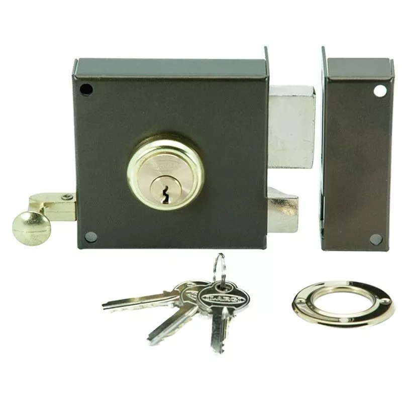 Ilargi - cerradura sobreponer 125A 80mm izquierda bombillo redon barato