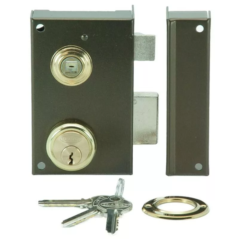 Ilargi - cerradura sobreponer 56B 70mm derecha bombillo redondo barato