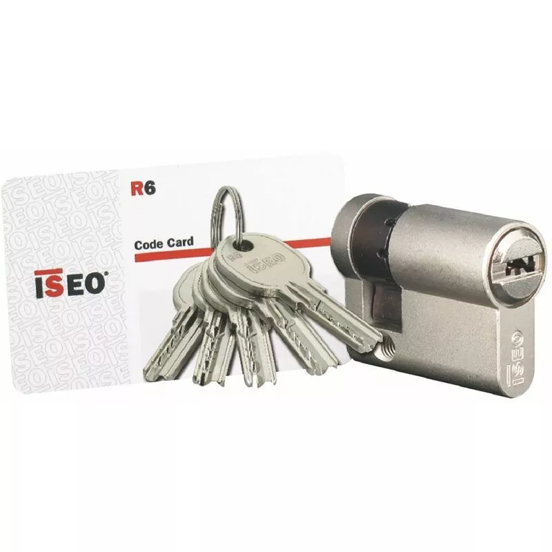 Iseo Cavers - Cilindro Cavers iseo City ISR6 - 1 llave de entrada - Misma variedad V9 AGL004302 - Niquelado - 30 x 10 mm barato