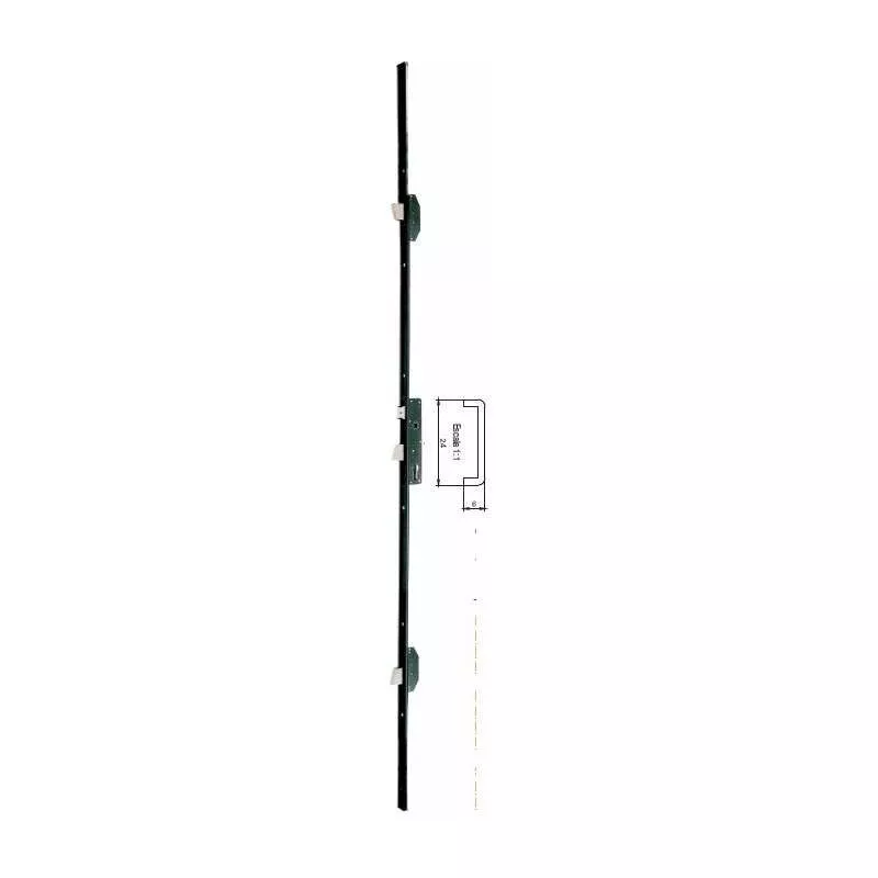 Iseo Cerradura 785100 30 85 3 Puntos Frente U 24 Negro Picaporte/palanca(Sin Bombillo) barato