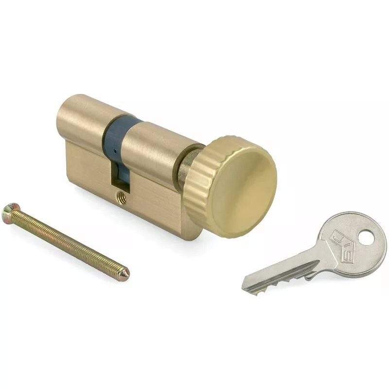 JIS - Cilindro R/2000-60 Con Pomo c.g.e Cromado - Cromo Mate barato