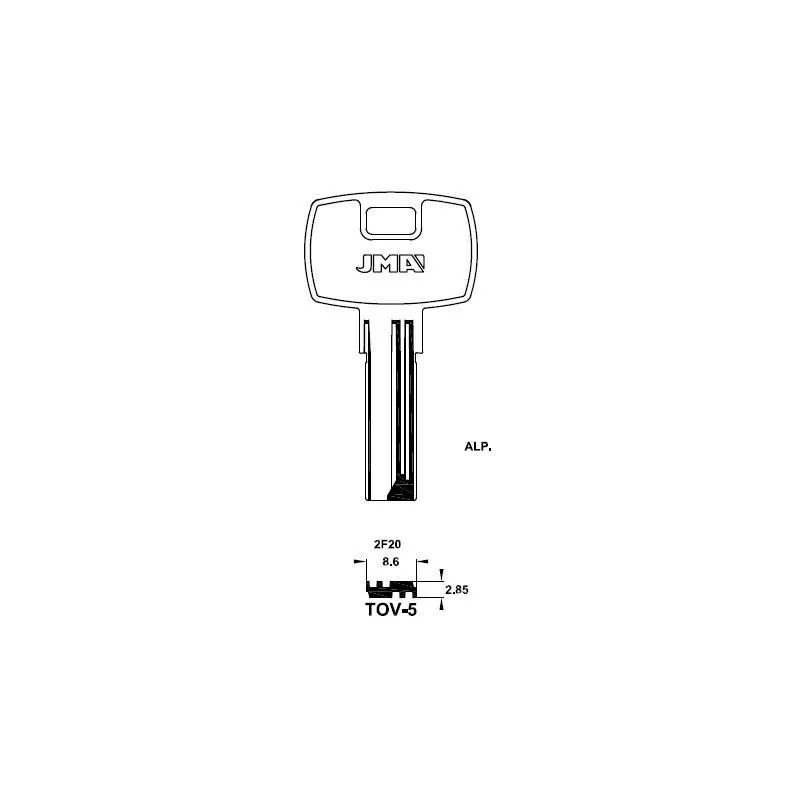 Jma Alejandro Altuna - llave puntos en bruto jma alpaca TOV-5 barato