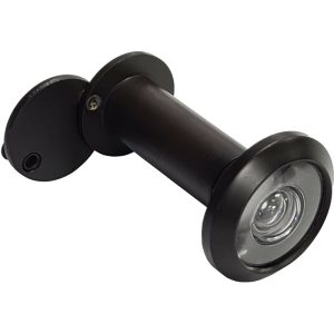 Juda Microviewer - Diámetro 12 mm - Visión 180° - Negro mate - Tamaño de puerta hasta 57 mm barato