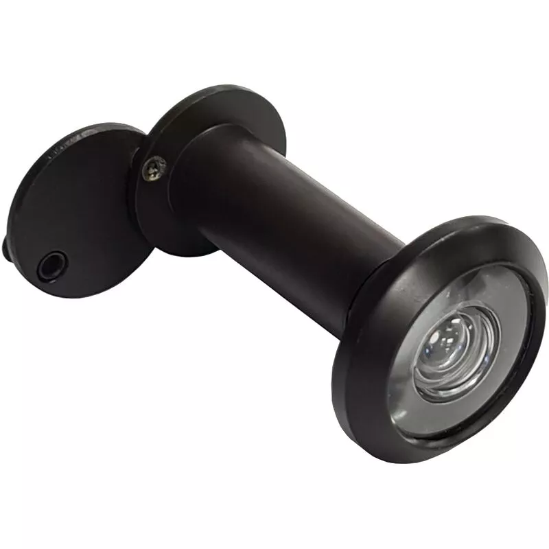 Juda Microviewer - Diámetro 12 mm - Visión 180° - Negro mate - Tamaño de puerta hasta 57 mm barato