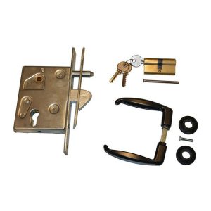 Juego de cerradura para puerta corredera PZW PZW 25/60/72 / 8mm placa frontal galvanizada 210mm BETZ barato