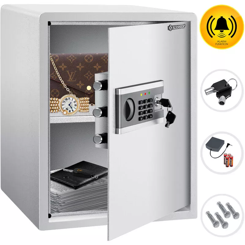 KESSER® Electr. Seguro Incluye Caja de la batería Caja fuerte electrónica 3 cerraduras de doble perno Caja fuerte de pared de suelo Caja fuerte para barato