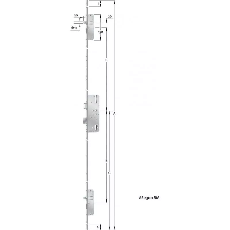 KFV - HT-cierre múltiple puerta PZ