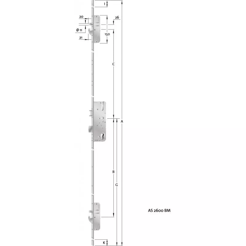 KFV - HT-cierre múltiple puerta PZ