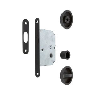 KIT CIERRE PUERTA CORREDERA RED. NEGRO Ø56 EXTERIOR