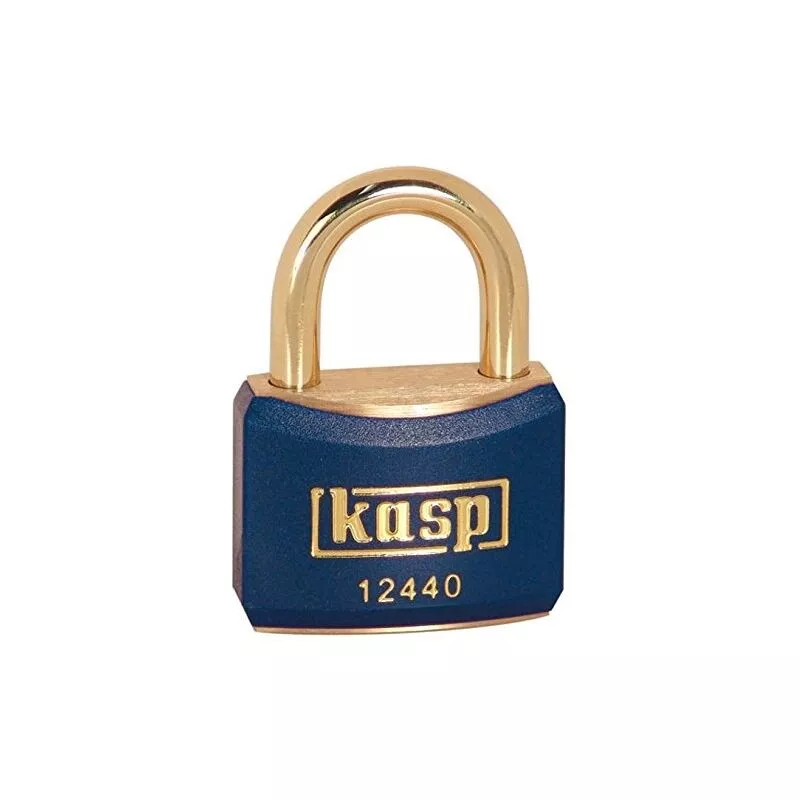 Kasp - K12440BLUD - candados de latón de colores - 40 mm - azul barato