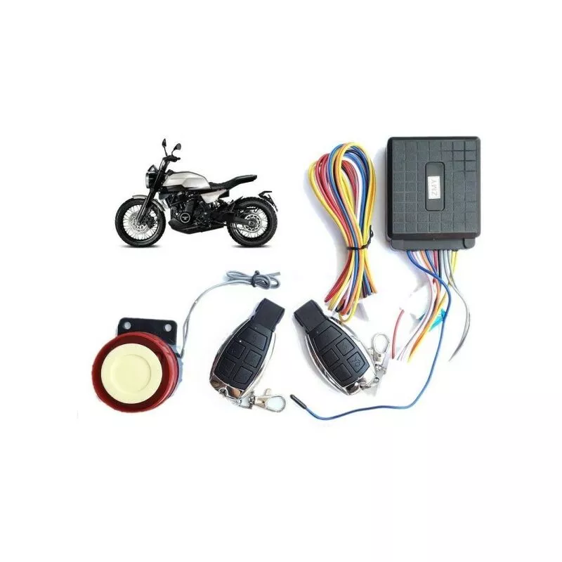 Kit anti -theft alarma Scooter de motocicleta Siren de seguridad universal de 125dB Control remoto barato