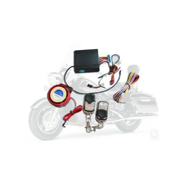 Kit anti -theft de scooter de motocicleta con 2 control remoto de sirena centralizado 125 dB de alarma barato