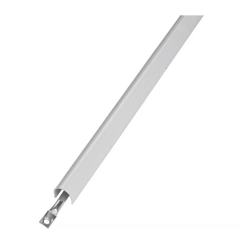 Kit de varilla y tapa iseo para puerta de 3400 mm - Blanco - 94100304 barato