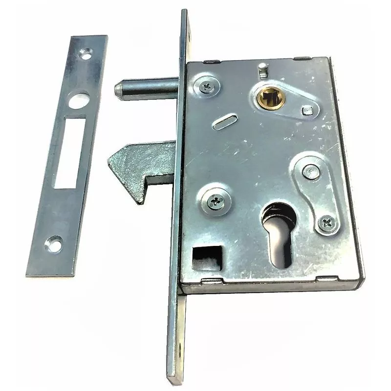 Klose Besser - Cerradura con Gancho de Embutir. Acero Galvanizado. Eje de 50 mm y Eje de 60 mm. Se suministra sin cilindro. 60 mm barato