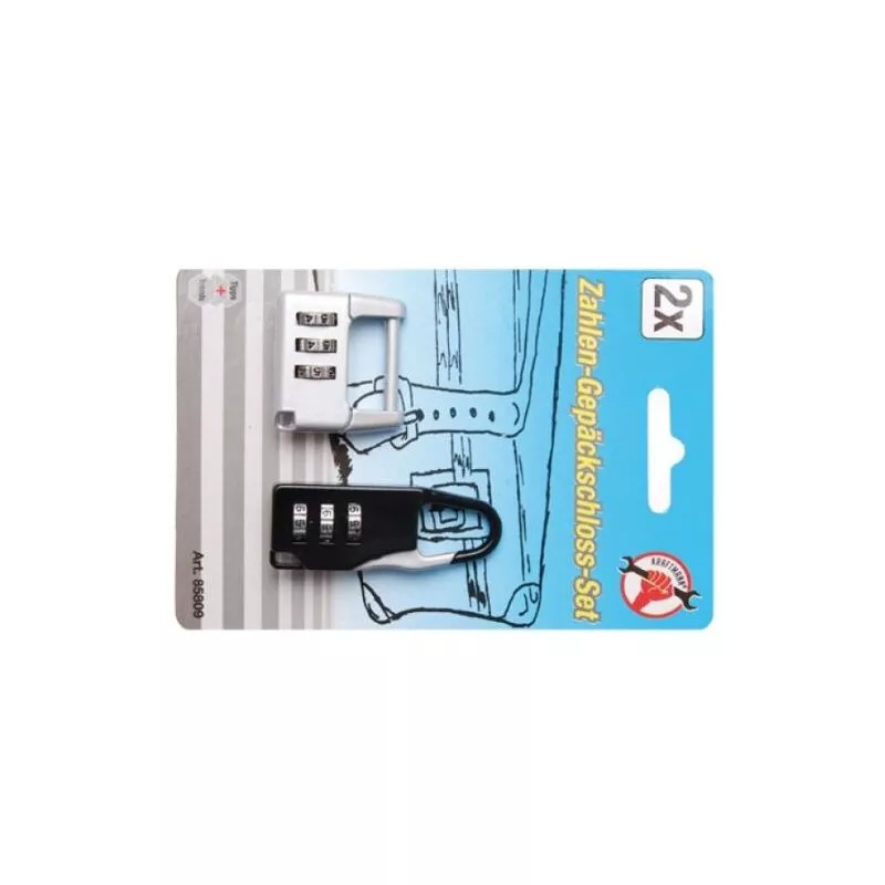 Kraftmann - bgs diy 85809 juego de candados con combinación para equipajes 2 piezas barato