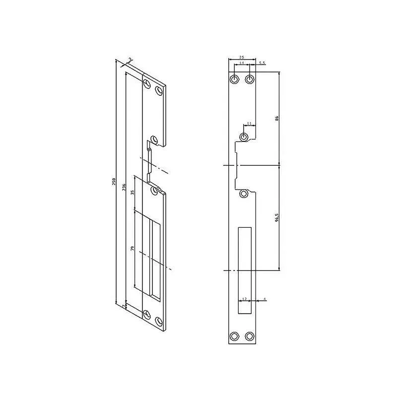 Largo mimado. acero inoxidable barato