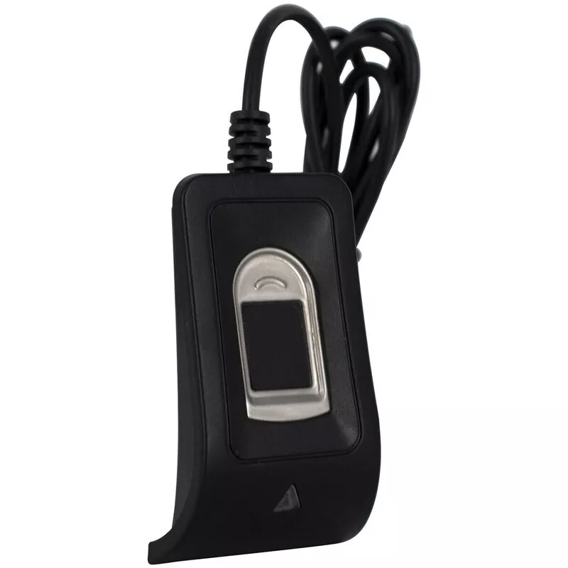 Lector de huellas dactilares USB compacto Escáner Sistema de asistencia de control de acceso biométrico fiable Sensor de huellas dactilares (negro) barato