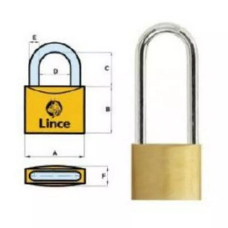Lince - 302 30 Candado 30mm con arco extralargo barato