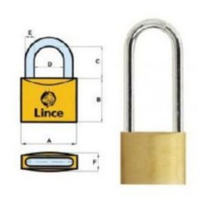 Lince - 302 50 Candado 50mm con arco extralargo barato