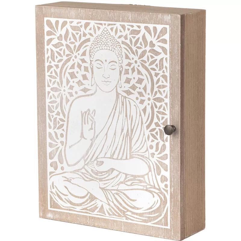 Llavero Adorno Pared Llavero Buda Cuelgallaves Marrón 6x20x26cm 29878 - Marrón - Signes Grimalt barato