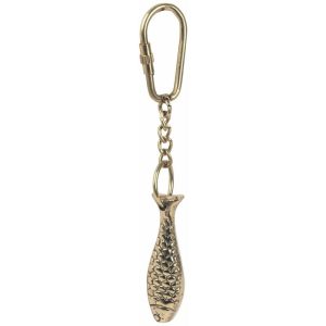 Llavero Decoracion Llavero Silbato Pez Nautico Dorado 2x12x1cm 19339 - Dorado - Signes Grimalt barato