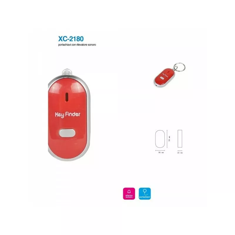 Llavero con indicador de alarma detector de sonido led encuentra las teclas de la casa XC2180 barato