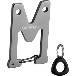 Llavero con letras iniciales az con funda AirTag