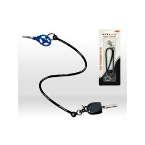 Llavero de cuerda de alambre de silicona para eje de bloqueo del eje barato