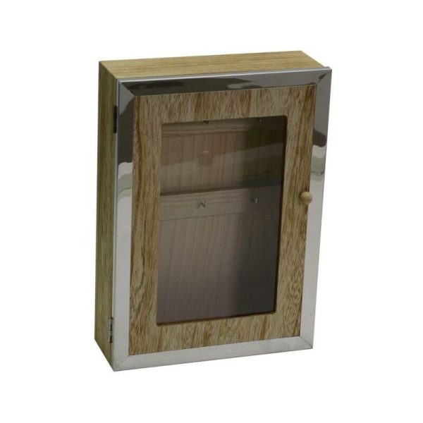 Llavero puerta madera titanio rectangular 6p cm20x28x8 barato