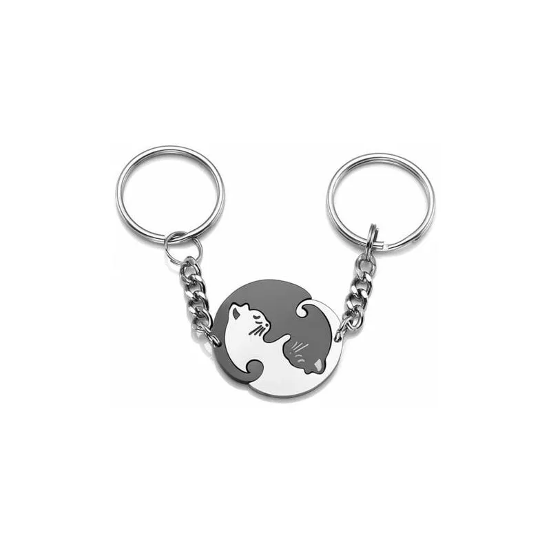 Llaveros cruel Cat Yin Yang