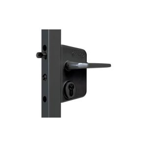 Locinox - Cerradura Ral 9005 Negro manilla + cilindro - perfil 30 a 50 - LAKQ3030 U2L barato