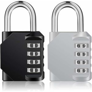 Lycxames - Candado de combinación de 4 dígitos para gimnasio