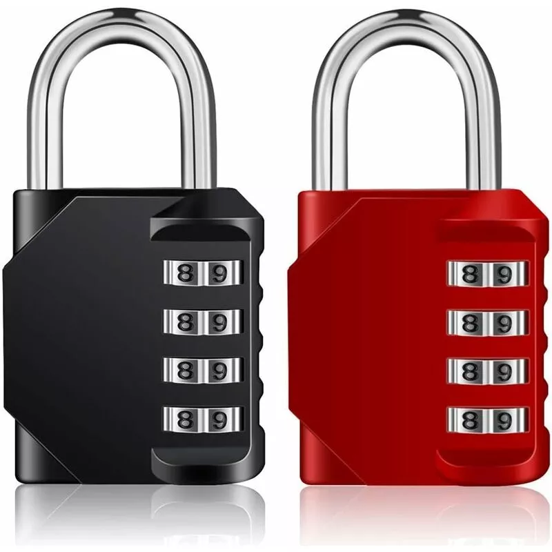 Lycxames - Candado de combinación de 4 dígitos para gimnasio
