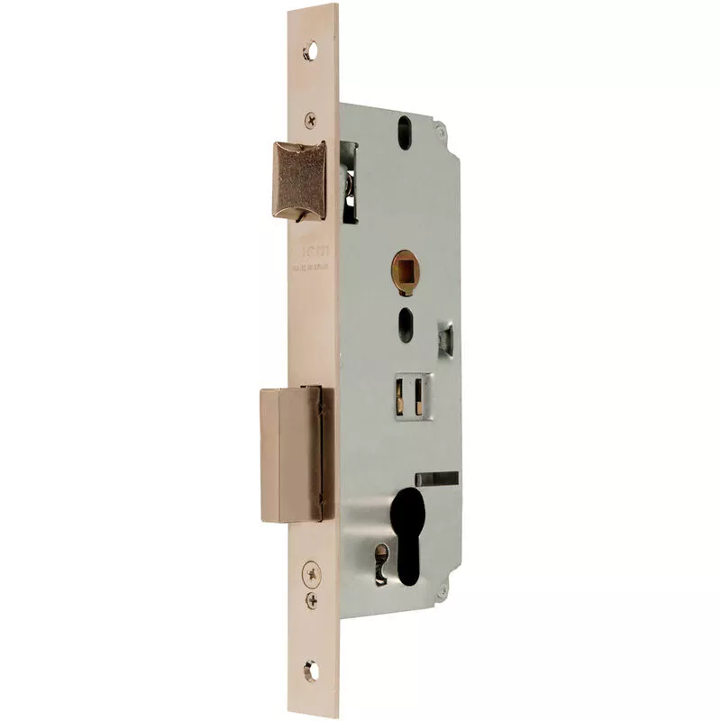 MCM - Cerradura R/1601-1-60 Niquel Golpe y Llave S/Cilindro - Niquelado barato