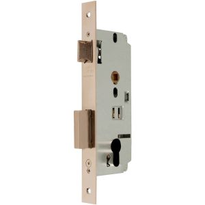 MCM - Cerradura R/1601-2-50 Hl Golpe y Llave Sin Cilindro P.Rdo. - Latonado barato