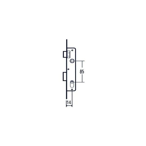 MCM - cerradura puerta metalica 1550-14 barato