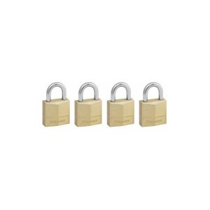 Master Lock - 120EURQNOP - Juego de 4 candados de latón (20 mm) barato