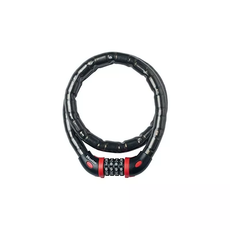 Master Lock - Candado Bicicleta [1 m Cable] [Combinación] [Exterior] 8226EURDPRO - Ideal para Bicicleta