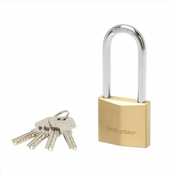 Master Lock - Candado con llave de latón