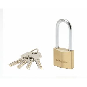 Master Lock - Candado con llave masterlock de latón