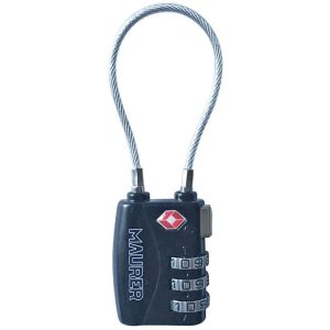 Maurer - Candado equipaje tsa 3 digitos con cable barato