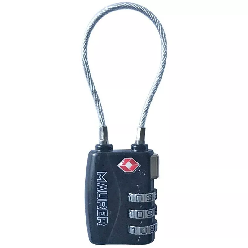 Maurer - Candado equipaje tsa 3 digitos con cable barato