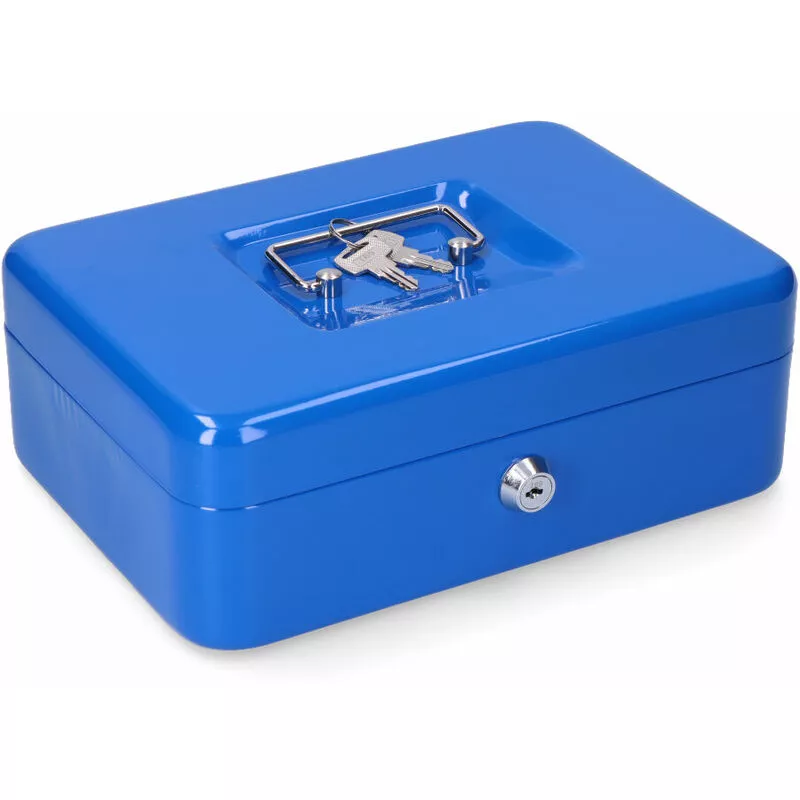 Micel - Caja de caudales CFC09 250x180x90mm azul M13397 barato