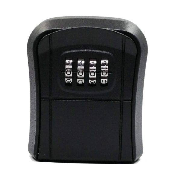 Mini Caja De Seguridad Para Llaves Montada En La Pared Para Exteriores Con Código Numérico Reiniciable De 4 Dígitos