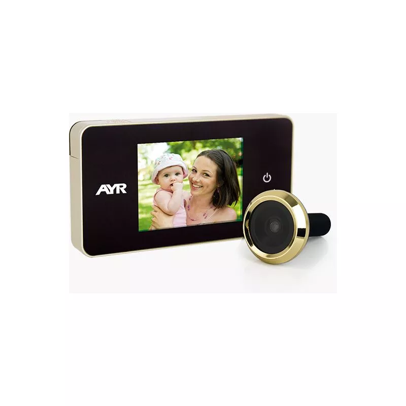 Mirilla Digital 756 Con Pantalla De 2.6 y Funcion Easy Touch. Laton Brillo AYR barato