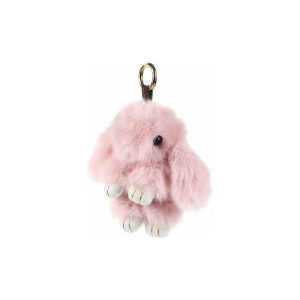 Mnbjsk Llavero de conejo 12cm Llavero de piel de conejo Llavero de monedero de coche Bolso Charm Cruel barato