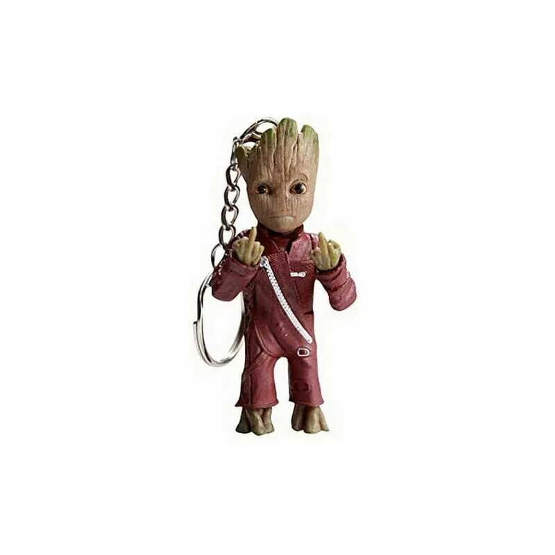 Modou - Llavero Baby Groot - Figura de acción de película clásica - Regalo perfecto - Soy Groot drive barato