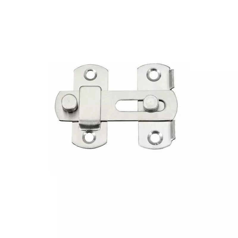 Modou - lmly 4 hebillas de acero inoxidable hebilla de puerta de seguridad deslizante cerradura de puerta de jaula para mascotas (5070mm) barato
