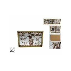 Muebles de madera de llave vintage de llavero Porta 20 x 30 x 2.5 cm barato